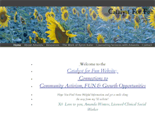 Tablet Screenshot of catalystforfun.com